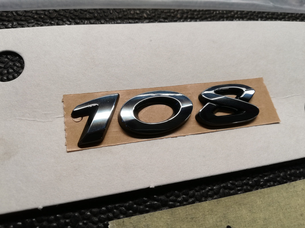 Original New Peugeot 108 Hatchback 2021 Tailgate Model Emblem "108"