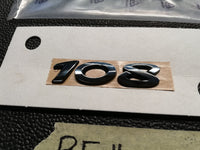 Original New Peugeot 108 Hatchback 2021 Tailgate Model Emblem "108"