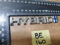 Original Used Toyota Corolla Cross XS Boot Lid 'HYBRID' Badge