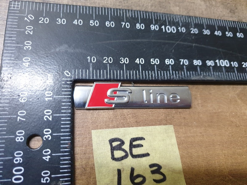 Original Used Audi Front Fender 'S line' Badge