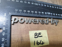 Original Used Mahindra Pik Up Tailgate 'powered by' Badge