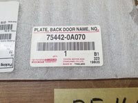Original New Toyota Corolla Cross "Corolla Cross" - Boot Lid Badge