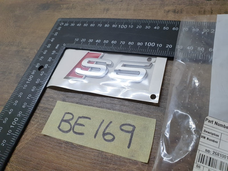 Original New Audi A5 RS5 Quattro Boot Lid 'S5' Badge