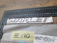 Original New Toyota Starlet Boot Lid 'STARLET' Badge