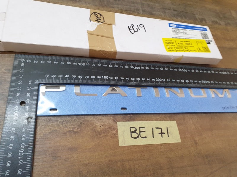Original New Ford Everest Front Door 'PLATINUM' Badge