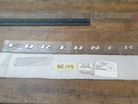 Original New Toyota Fortuner Boot Lid 'FORTUNER' Badge