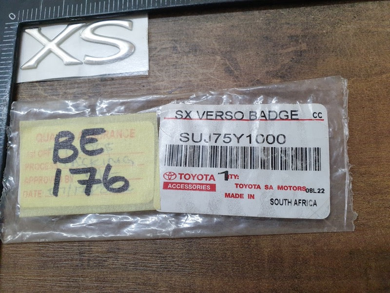 Original New Toyota Sticker 'SX'