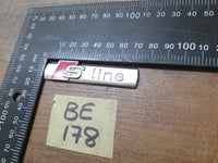 Original Used Audi Front Fender 'S line' Badge