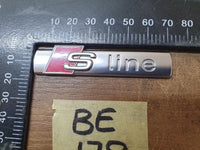 Original Used Audi Front Fender 'S line' Badge