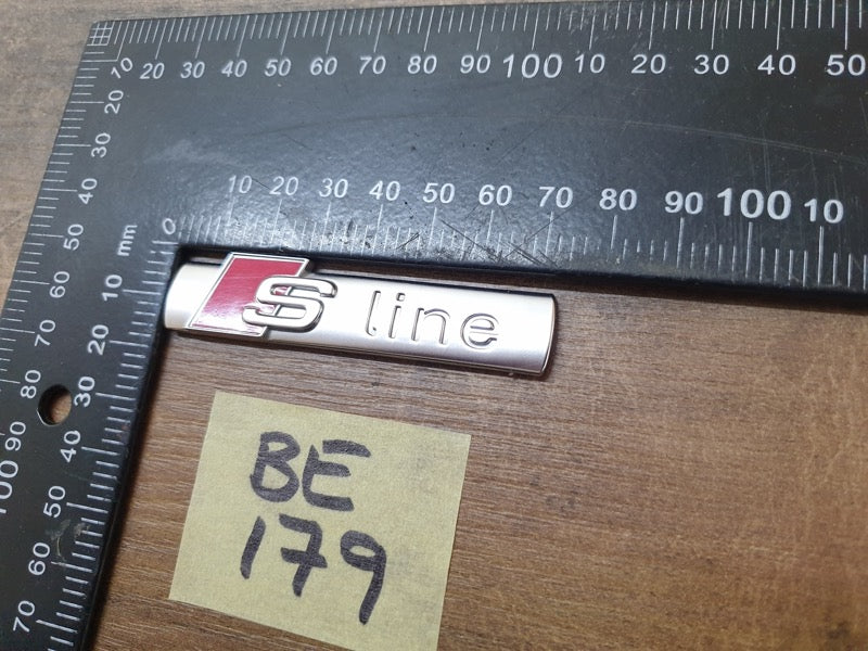 Original Used Audi Front Fender 'S line' Badge
