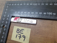 Original Used Audi Front Fender 'S line' Badge