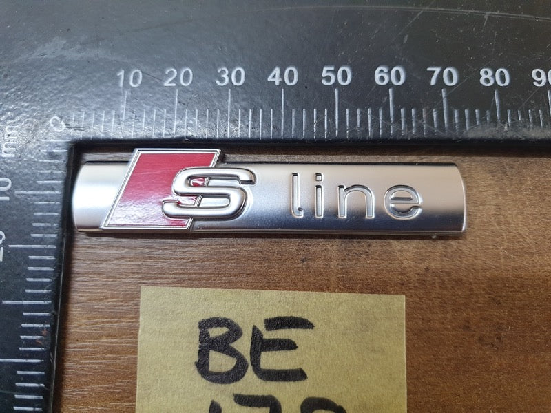 Original Used Audi Front Fender 'S line' Badge