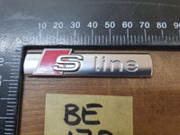 Original Used Audi Front Fender 'S line' Badge