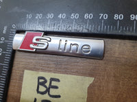 Original Used Audi Front Fender 'S line' Badge