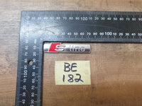 Original Used Audi Front Fender 'S line' Badge