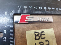 Original Used Audi Front Fender 'S line' Badge