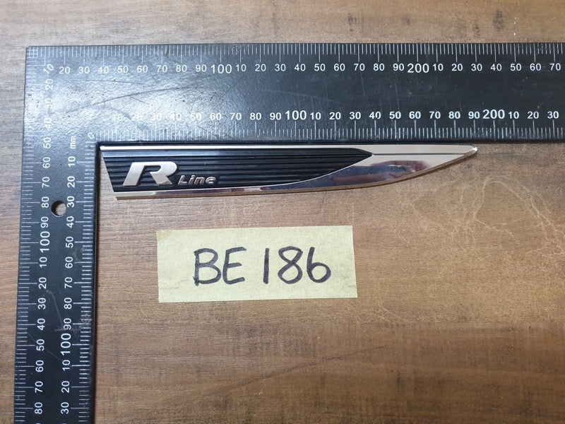 Original Used Volkswagen Polo Right Front Fender 'R Line' Badge