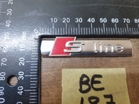 Original Used Audi Front Fender 'S line' Badge