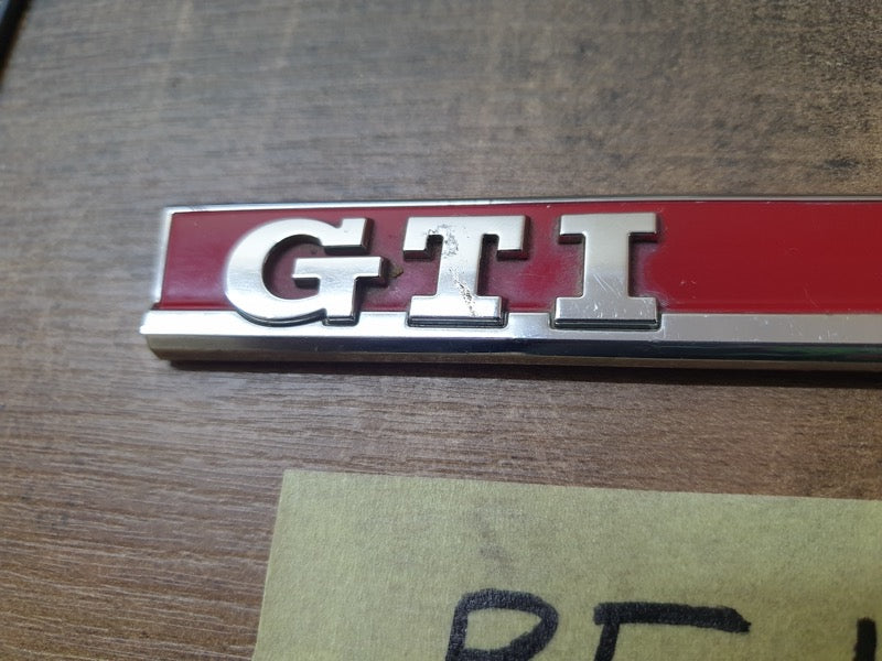 Original Used Volkswagen Right Front Fender 'GTI' Badge
