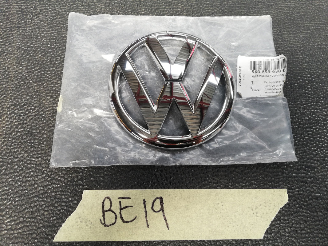 Original New Volkswagen Polo Vivo Boot Lid Badge/Emblem "VW"