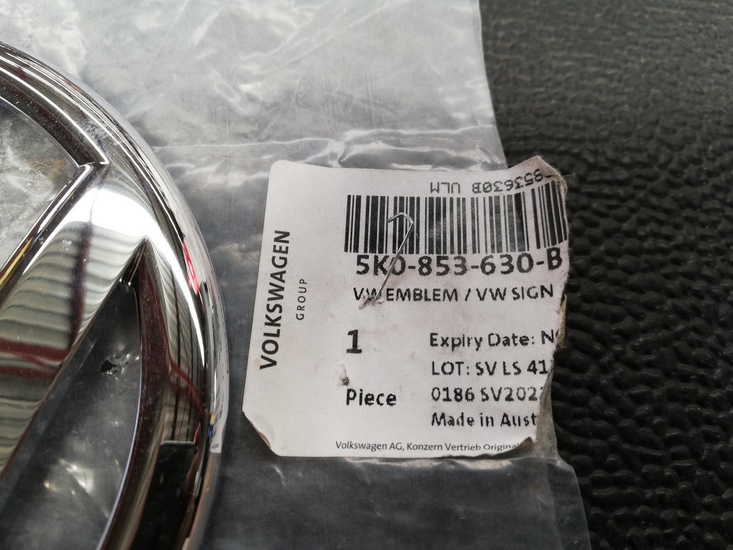 Original New Volkswagen Polo Vivo Boot Lid Badge/Emblem "VW"