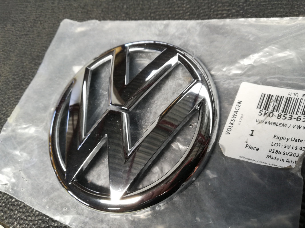 Original New Volkswagen Polo Vivo Boot Lid Badge/Emblem "VW"