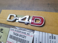 Original New Toyota Hilux 'D-4D' Door Badge
