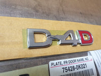 Original New Toyota Hilux 'D-4D' Door Badge