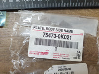 Original New Toyota Hilux '3.0' Badge