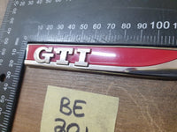 Original Used Volkswagen Golf VII GTI Right Front Fender 'GTI' Badge