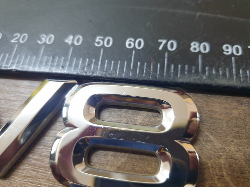 Original Used Toyota Land Cruiser 'V8' Badge