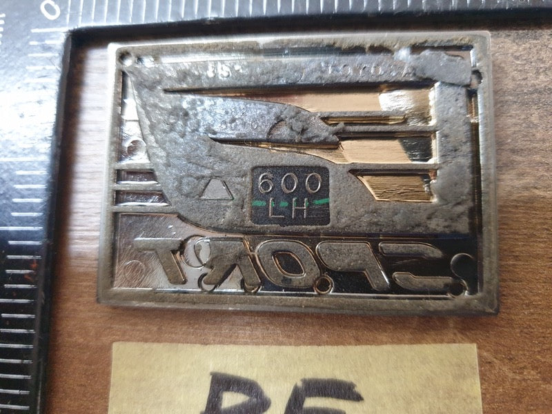 Original Used Lexus NX 200 Left Front Fender 'F SPORT' Badge