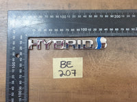 Original Used Toyota Corolla Cross Front Fender 'HYBRID' Badge