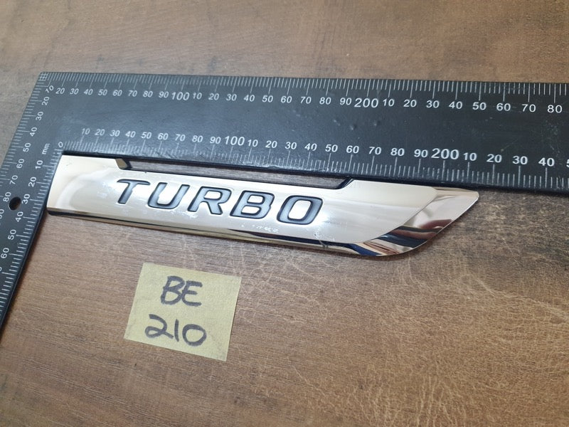 Original Used Mercedes-Benz X-Class W470 Right Front Fender 'TURBO' Badge