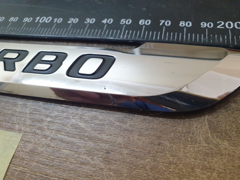 Original Used Mercedes-Benz X-Class W470 Right Front Fender 'TURBO' Badge