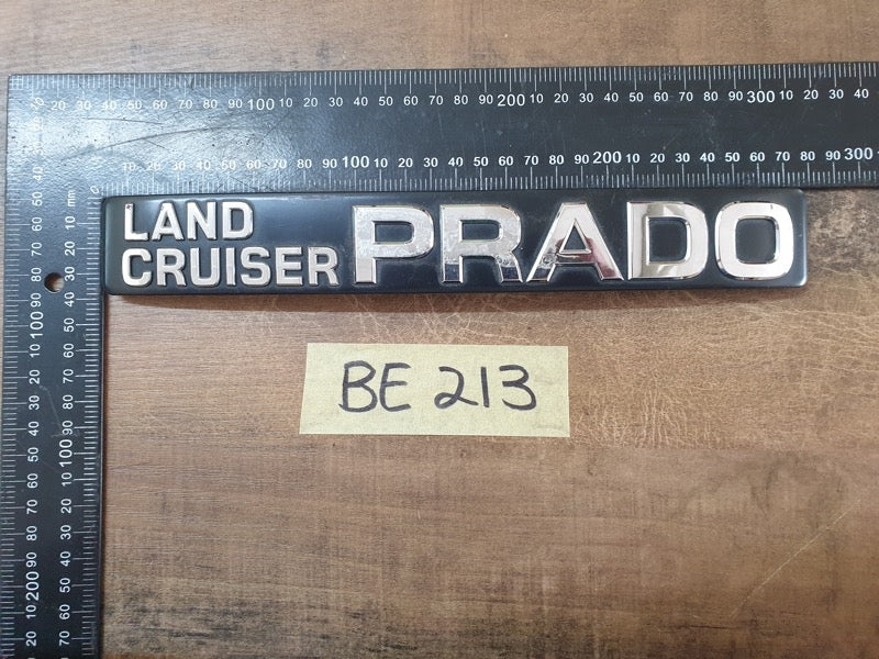 Original Used Toyota Land Cruiser Prado Boot Lid 'LAND CRUISER PRADO' Badge