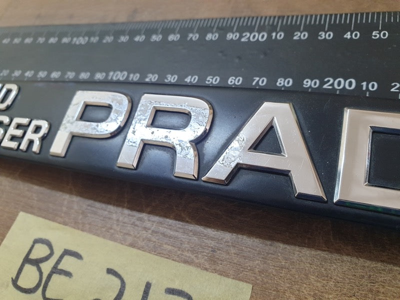 Original Used Toyota Land Cruiser Prado Boot Lid 'LAND CRUISER PRADO' Badge