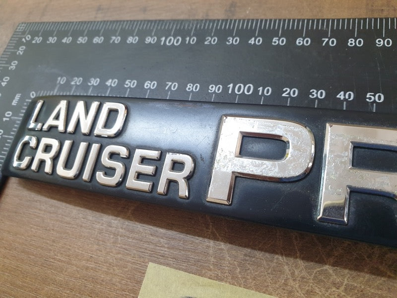 Original Used Toyota Land Cruiser Prado Boot Lid 'LAND CRUISER PRADO' Badge