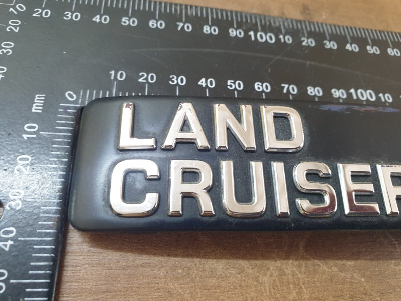 Original Used Toyota Land Cruiser Prado Boot Lid 'LAND CRUISER PRADO' Badge