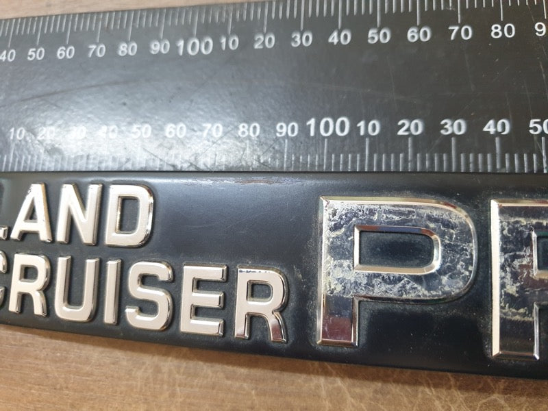 Original Used Toyota Land Cruiser Prado Boot Lid 'LAND CRUISER PRADO' Badge