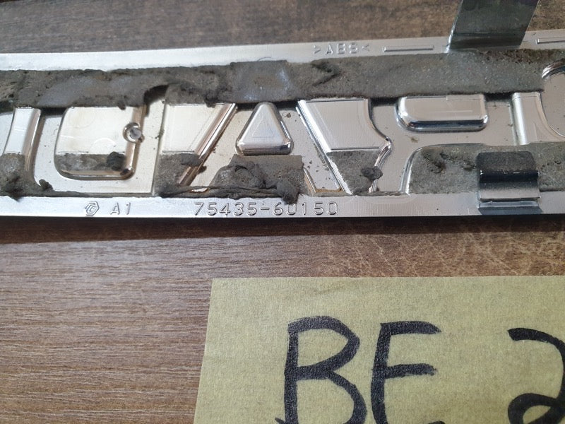 Original Used Toyota Land Cruiser Prado Boot Lid 'LAND CRUISER PRADO' Badge
