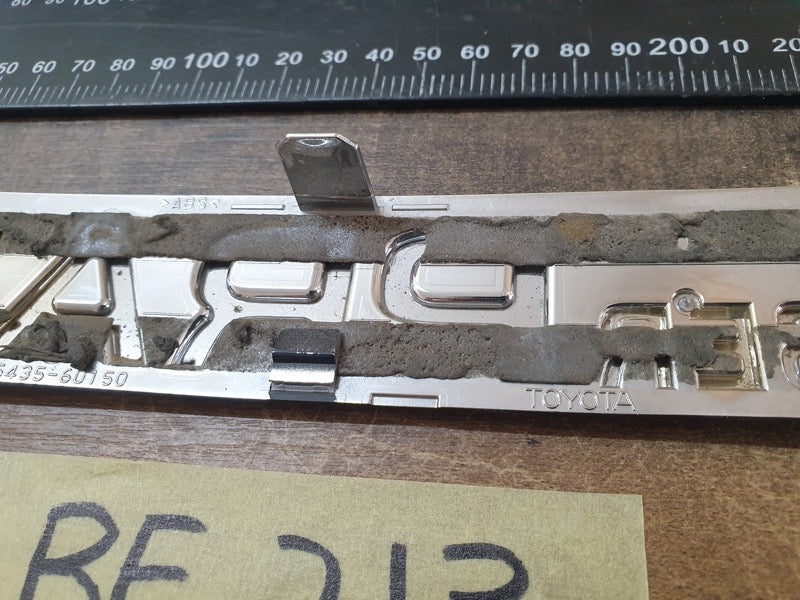 Original Used Toyota Land Cruiser Prado Boot Lid 'LAND CRUISER PRADO' Badge