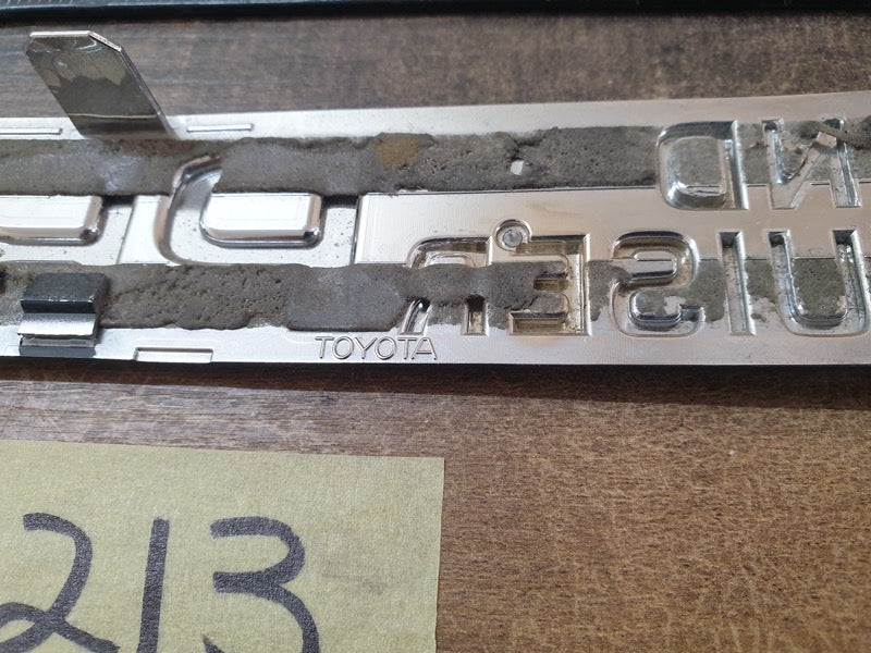 Original Used Toyota Land Cruiser Prado Boot Lid 'LAND CRUISER PRADO' Badge