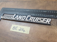 Original Used Toyota Land Cruiser "TOYOTA LAND CRUISER" Badge