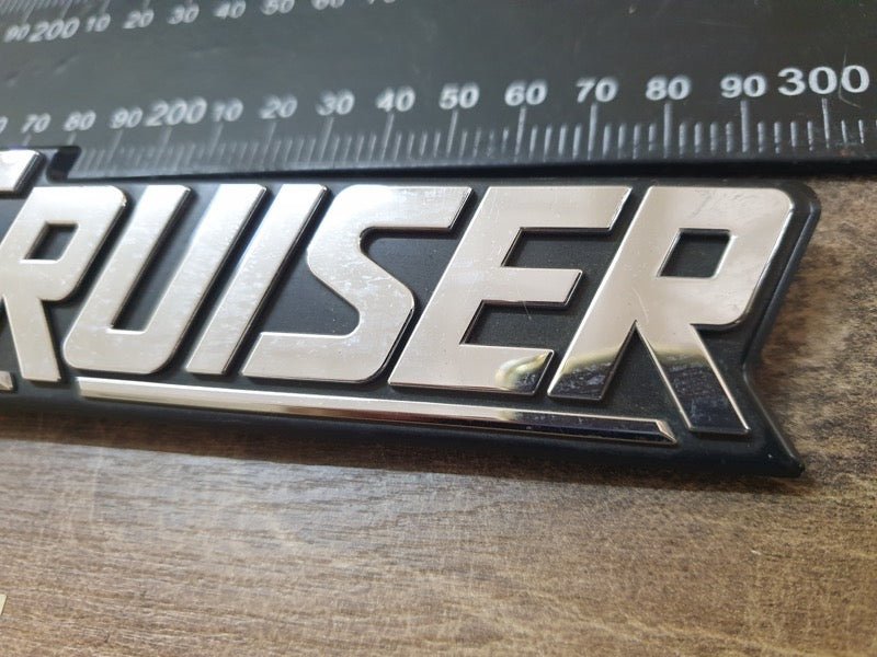 Original Used Toyota Land Cruiser "TOYOTA LAND CRUISER" Badge