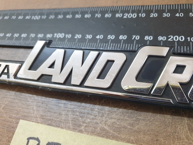 Original Used Toyota Land Cruiser "TOYOTA LAND CRUISER" Badge
