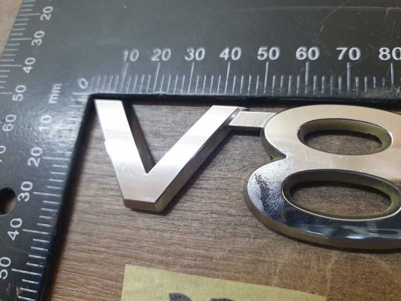 Original Used Toyota Land Cruiser Boot Lid 'V8' Badge