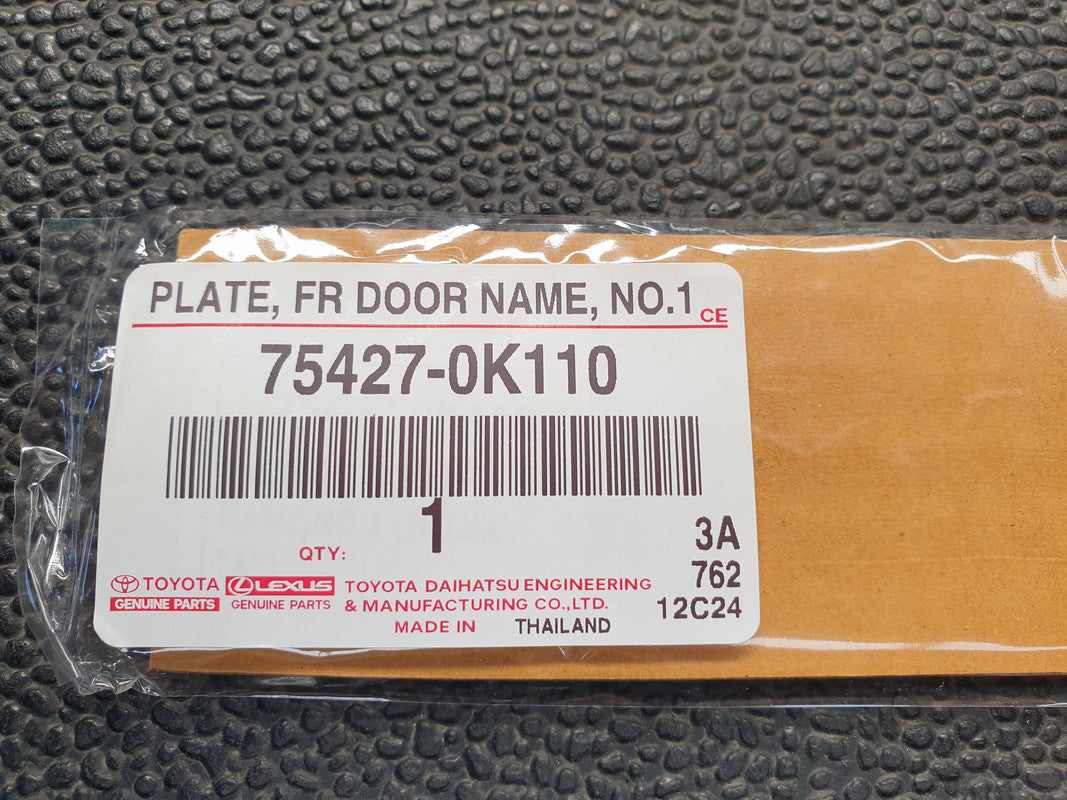 Toyota Hilux Front Door Badge "HILUX"