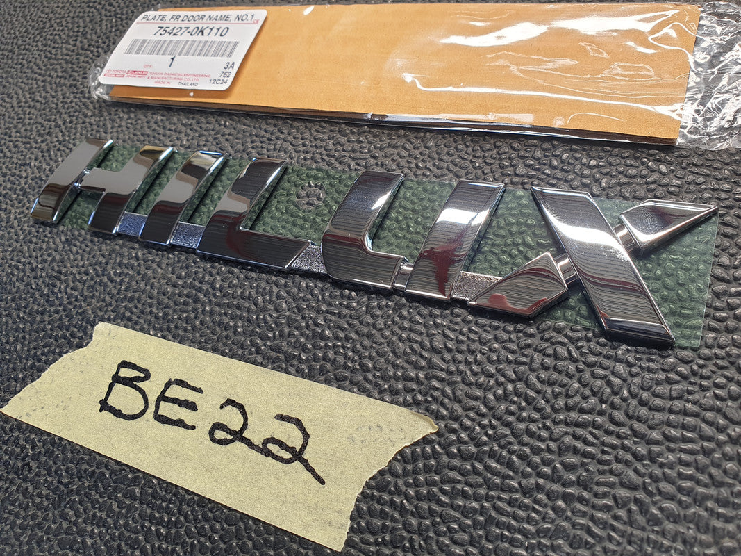 Toyota Hilux Front Door Badge "HILUX"