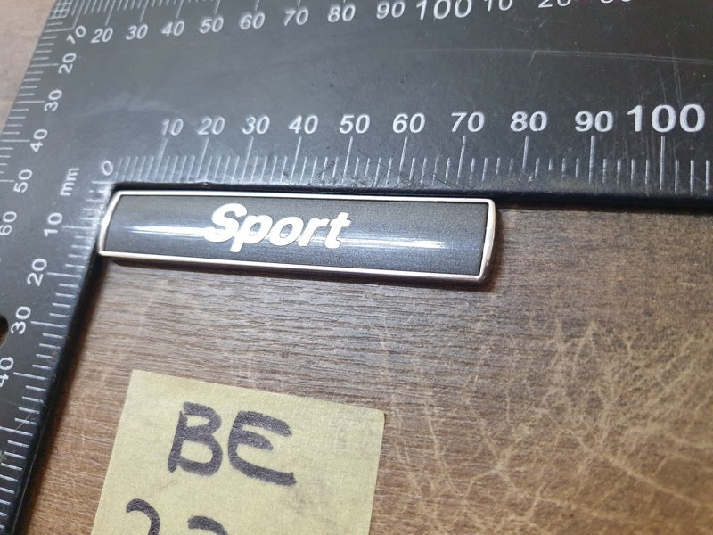 Original Used BMW Front Fender 'Sport' Badge